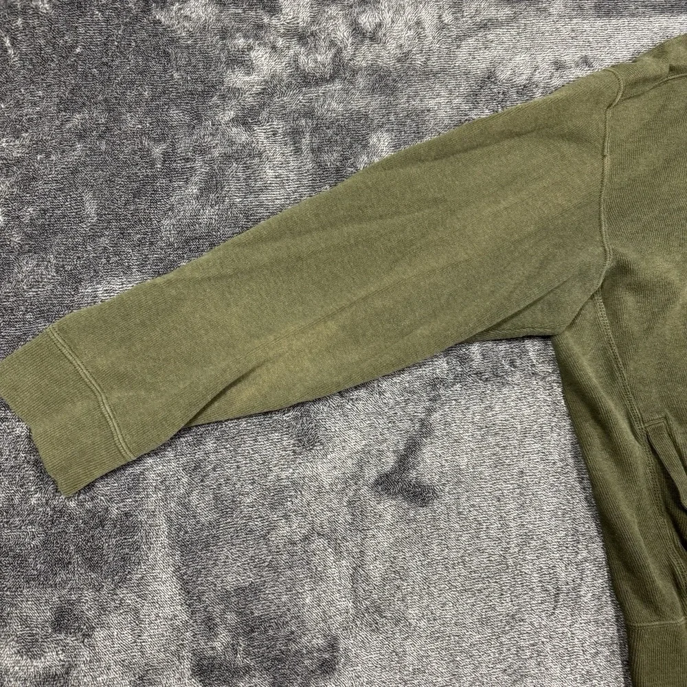 Polo Ralph Lauren Full Zip Mock Neck Jacket Mens Large Olive Green Purple Horse
